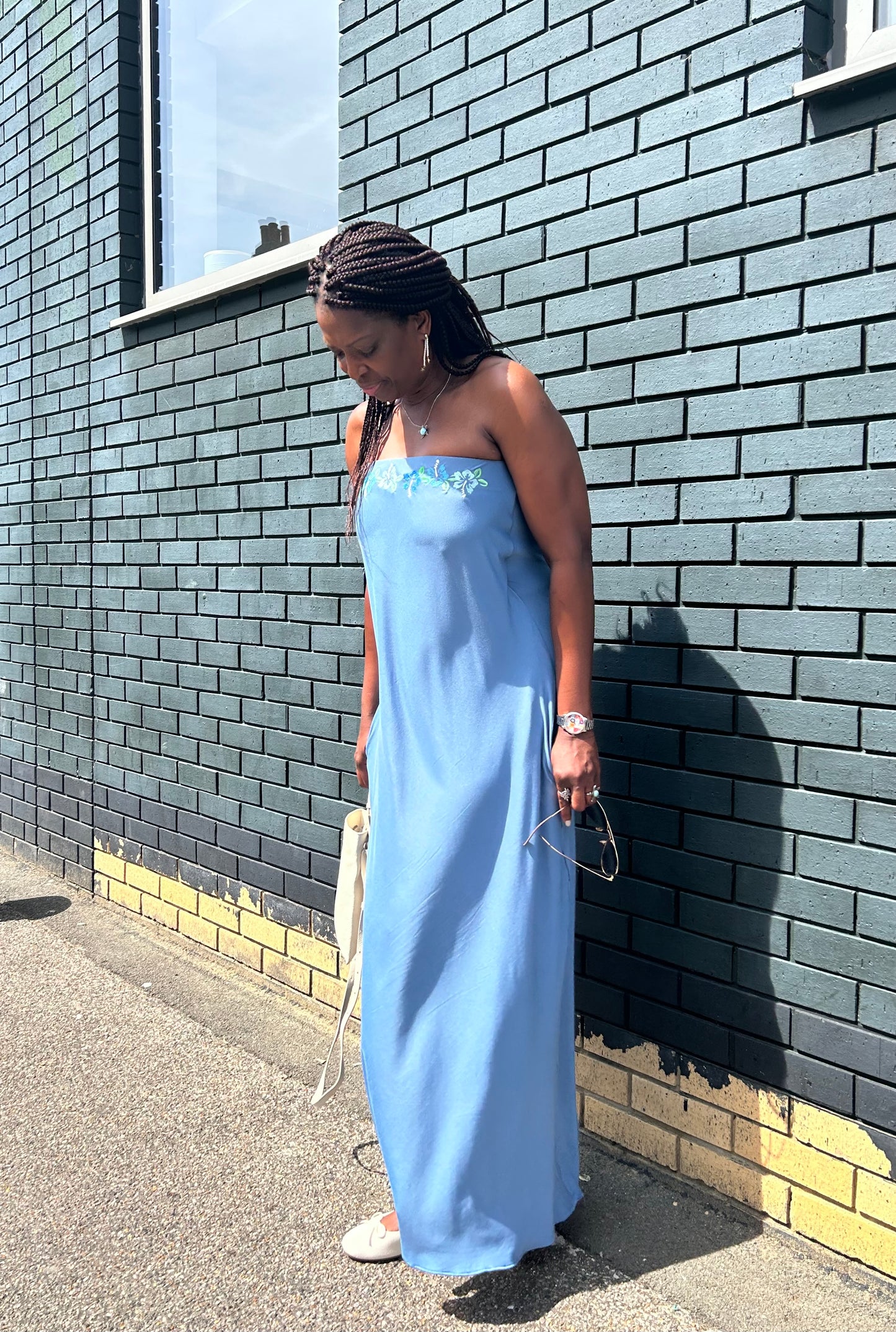 Embroidered Maxi dress