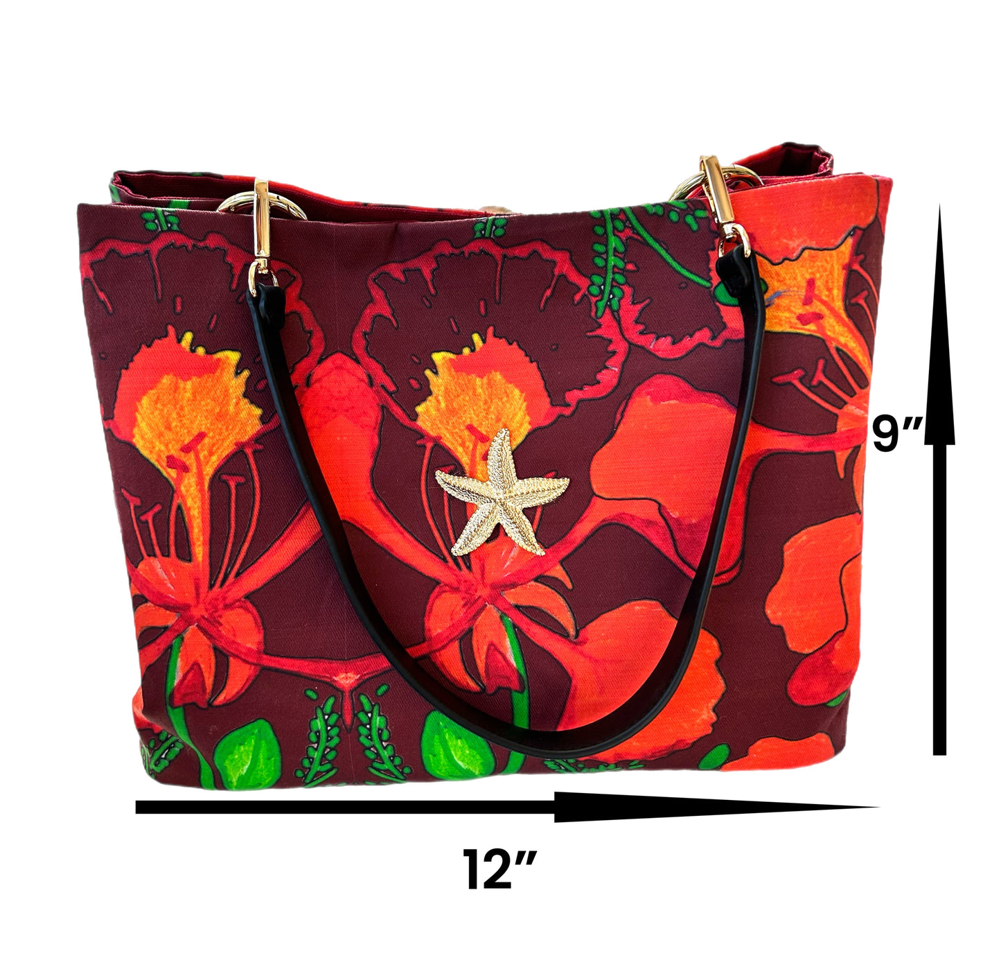 Large Poinciana Tote