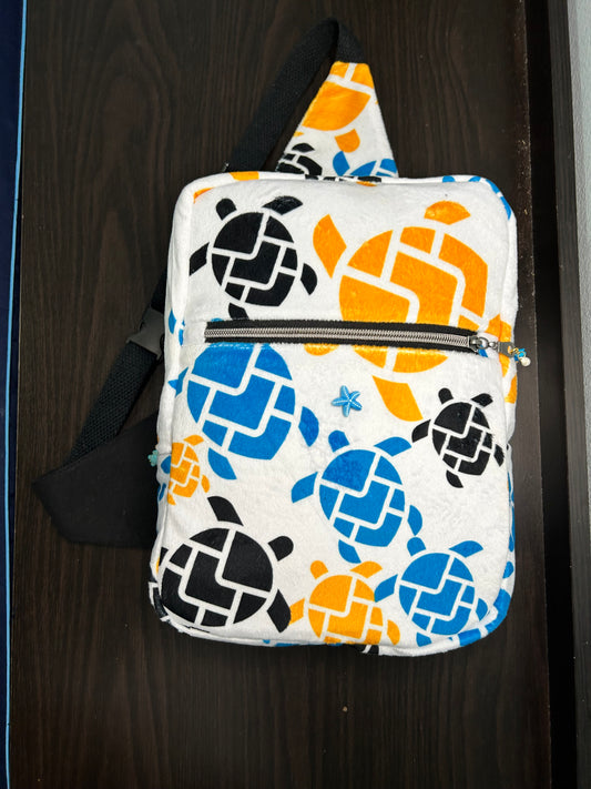 Minky sling bag