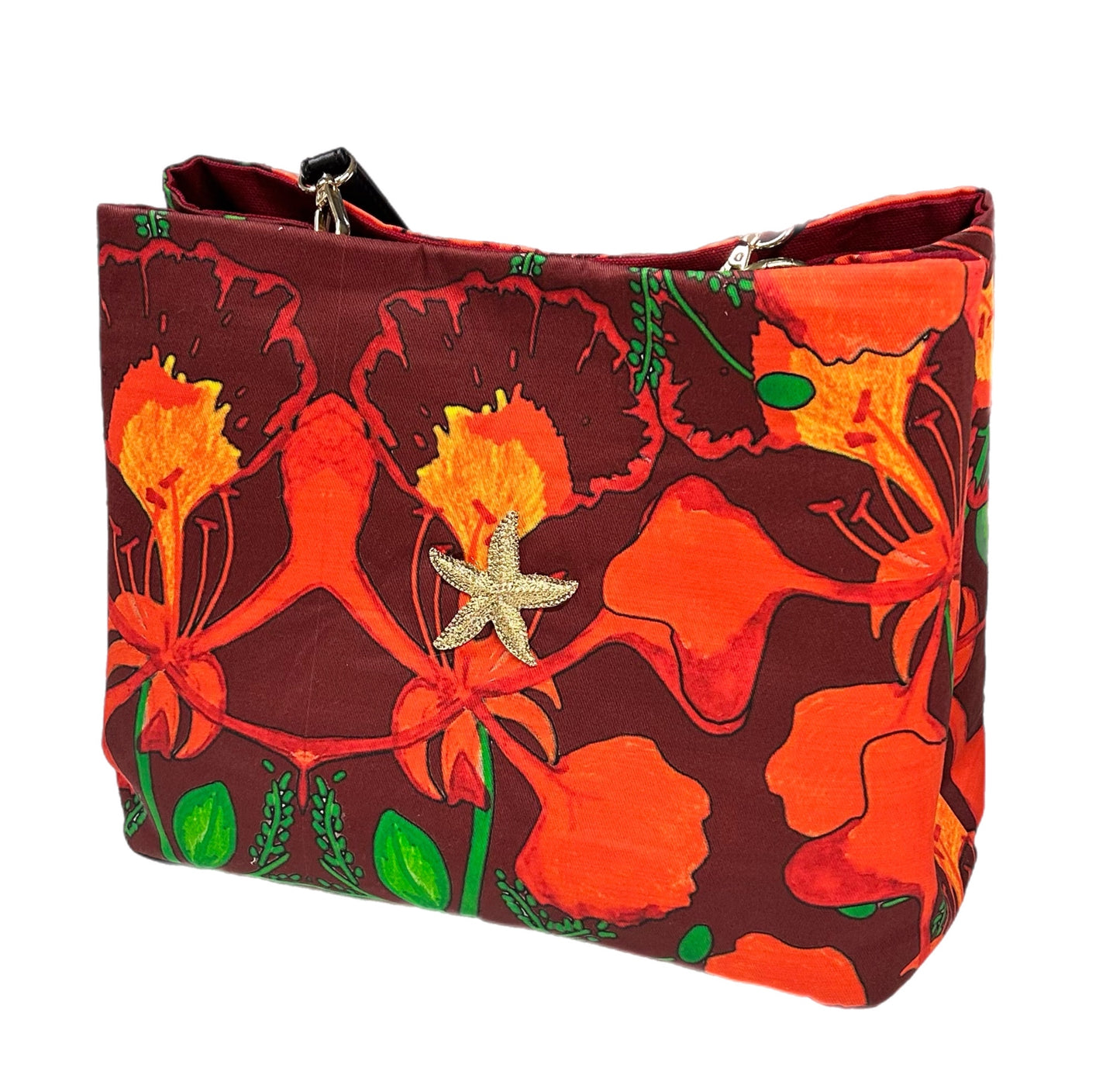 Large Poinciana Tote